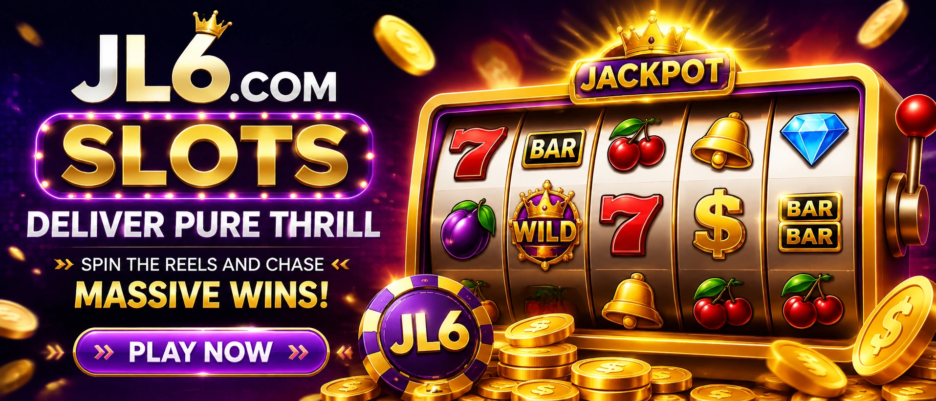 Dark themed slot visual with game-style artwork